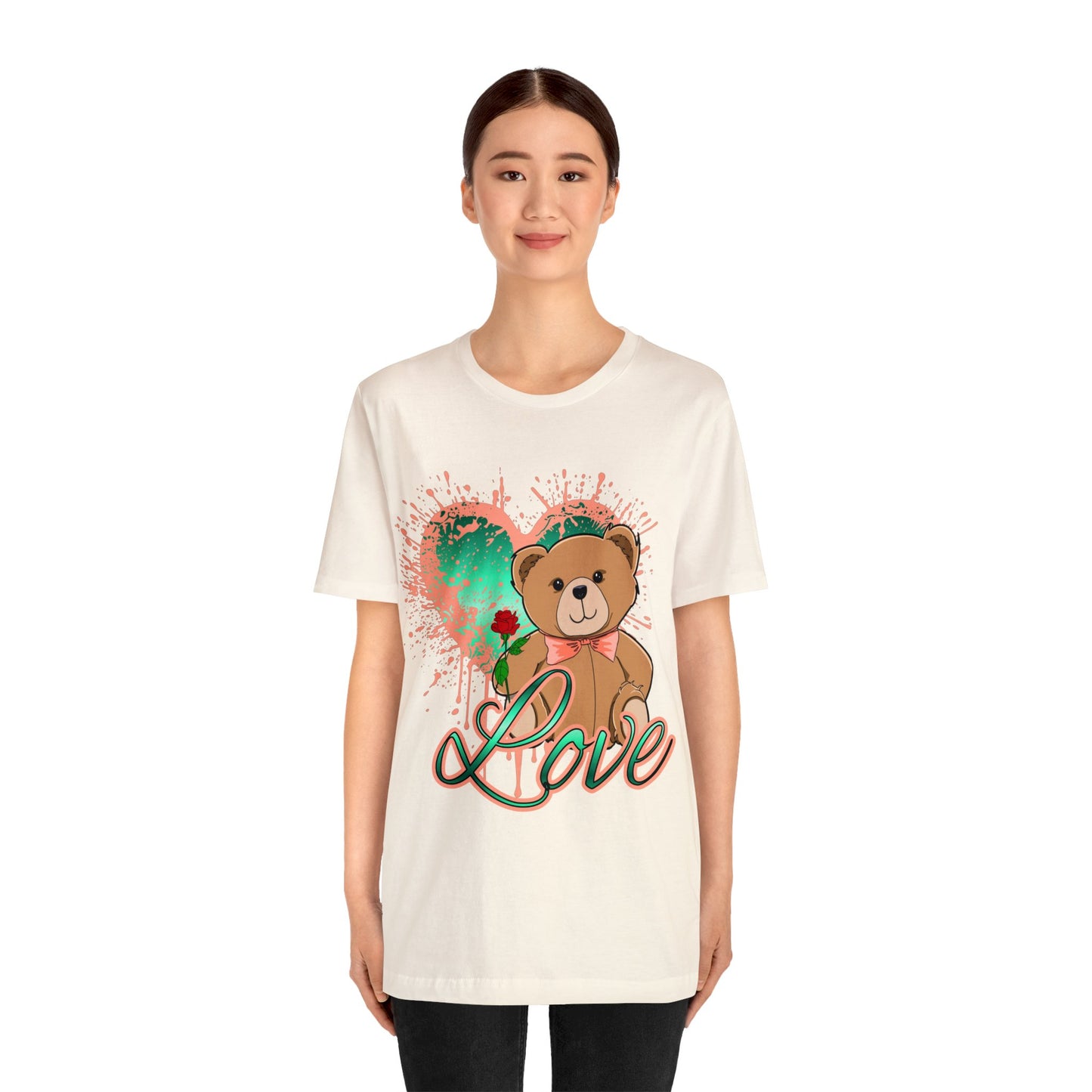 Crazy love teddy bear t-shirt