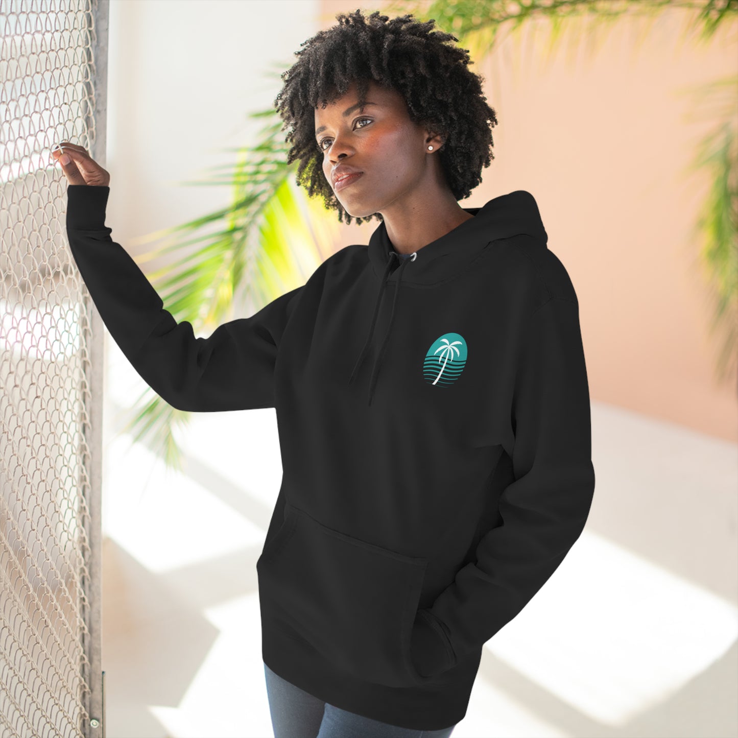 321 Three-Panel Fleece Hoodie