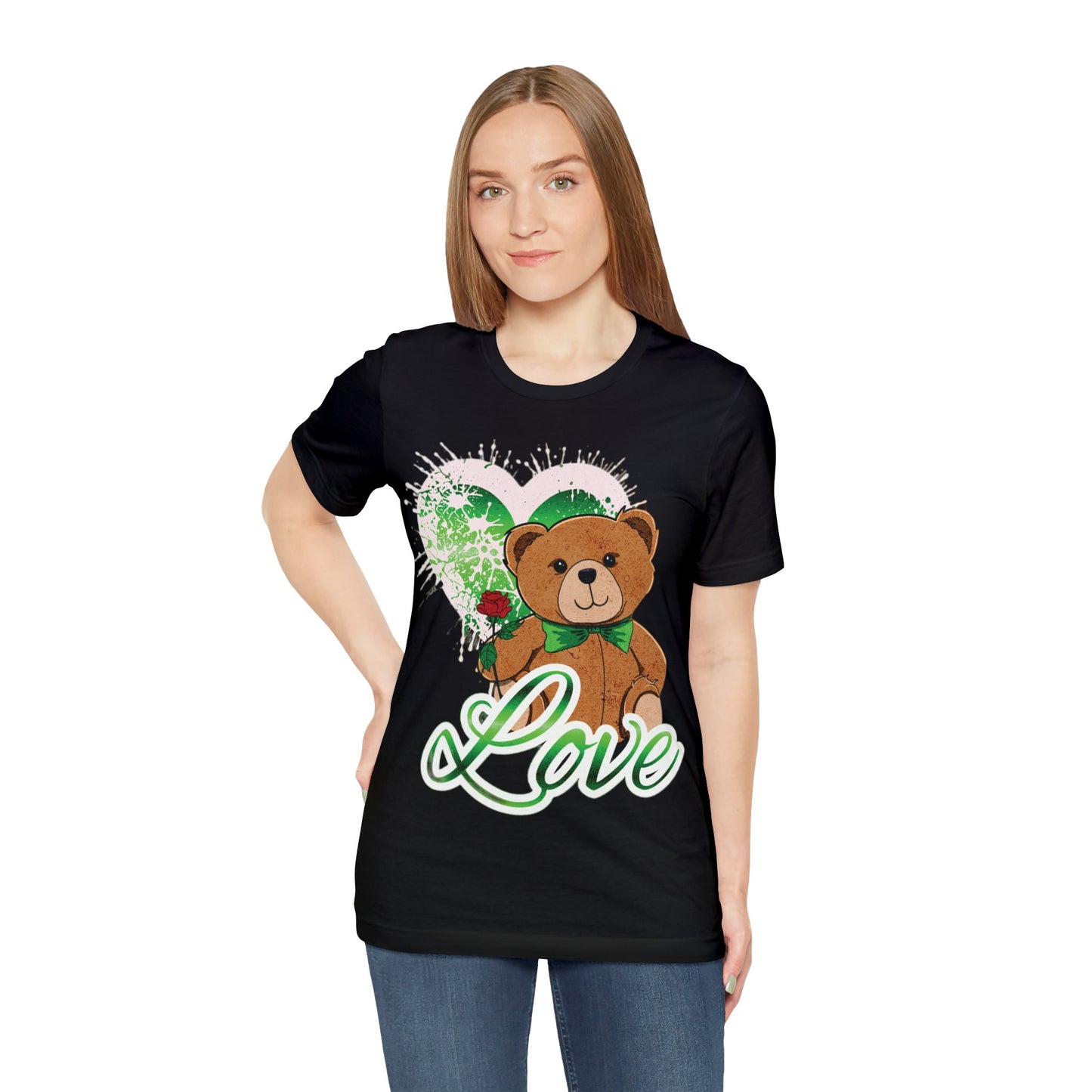 Crazy love teddy bear t-shirt