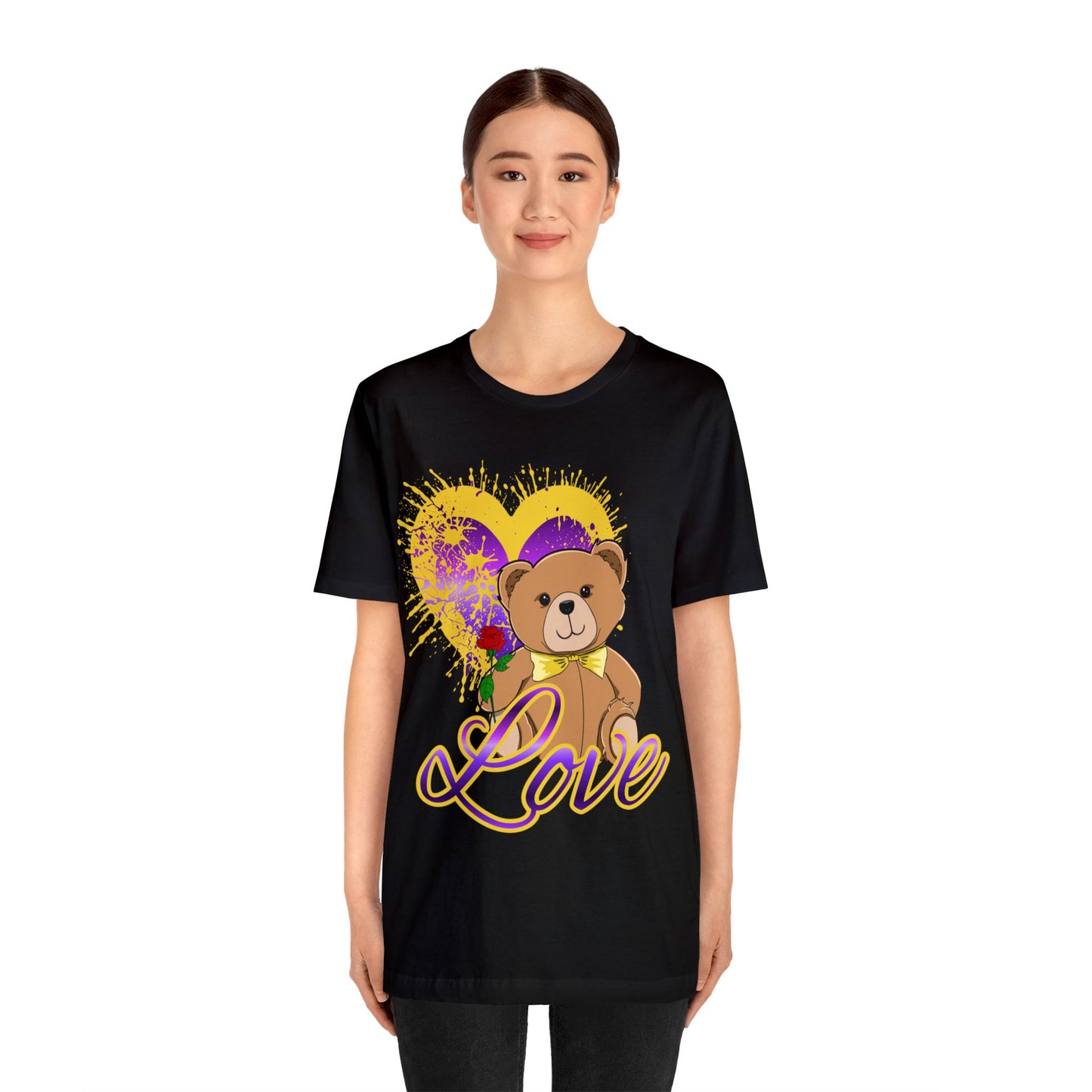 Crazy love teddy bear t-shirt