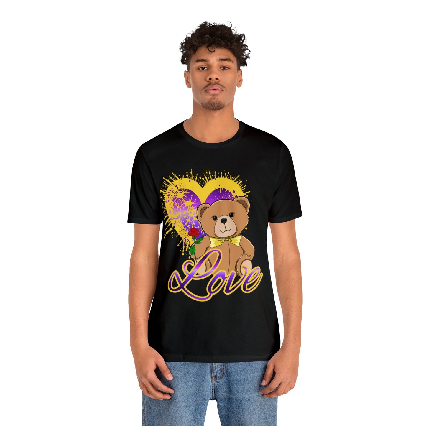 Crazy love teddy bear t-shirt