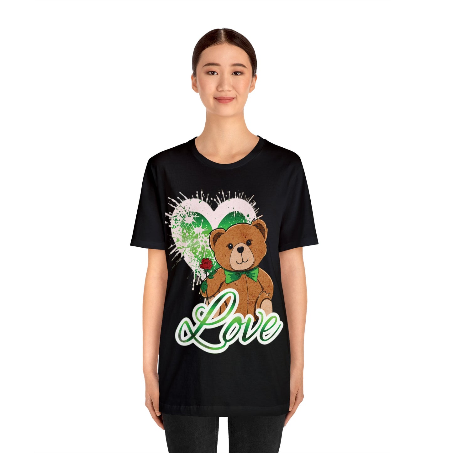 Crazy love teddy bear t-shirt