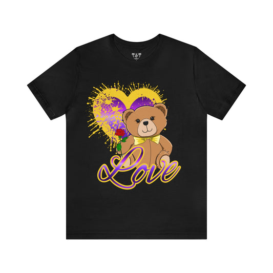 Crazy love teddy bear t-shirt