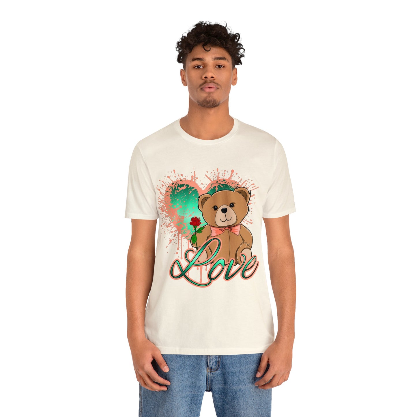 Crazy love teddy bear t-shirt