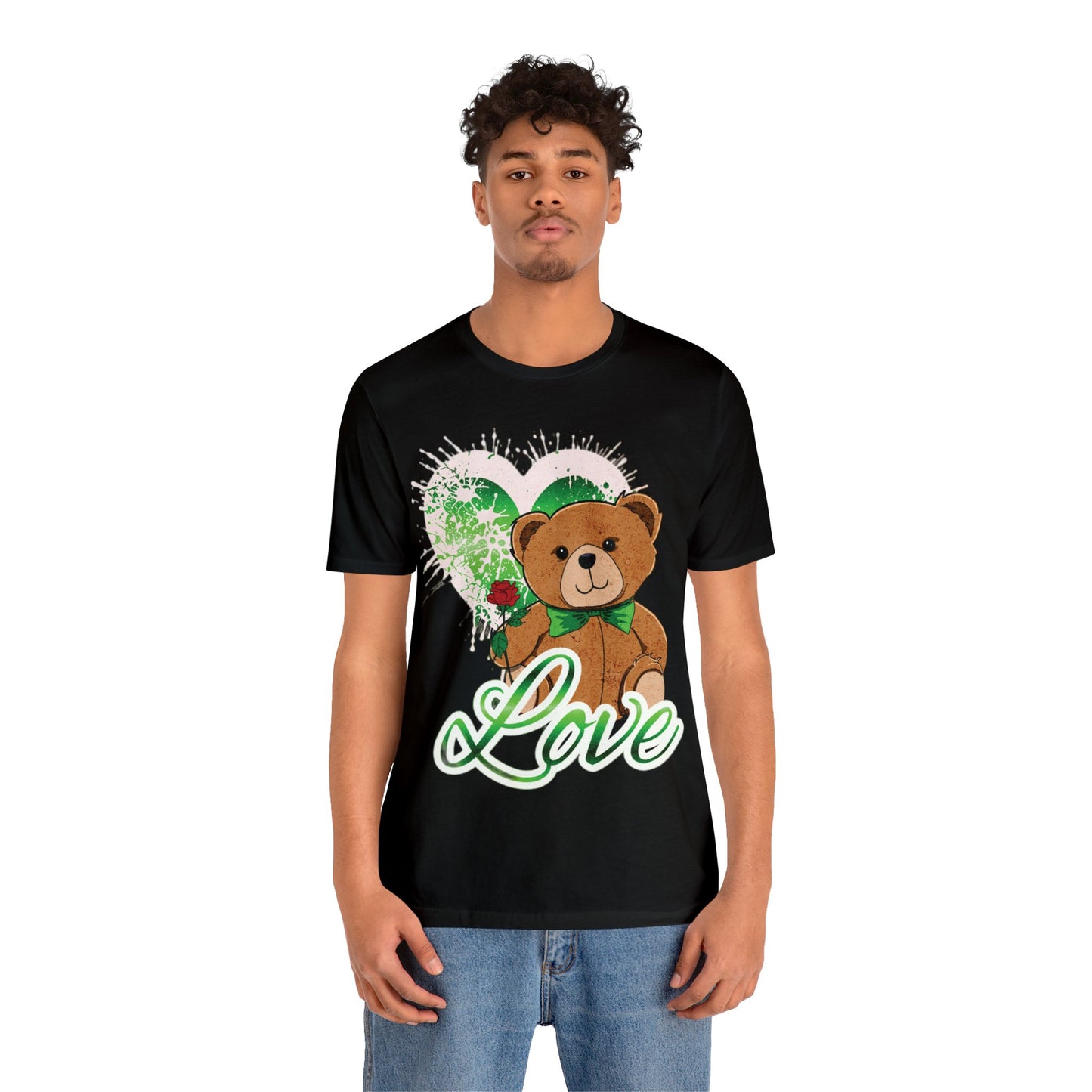 Crazy love teddy bear t-shirt