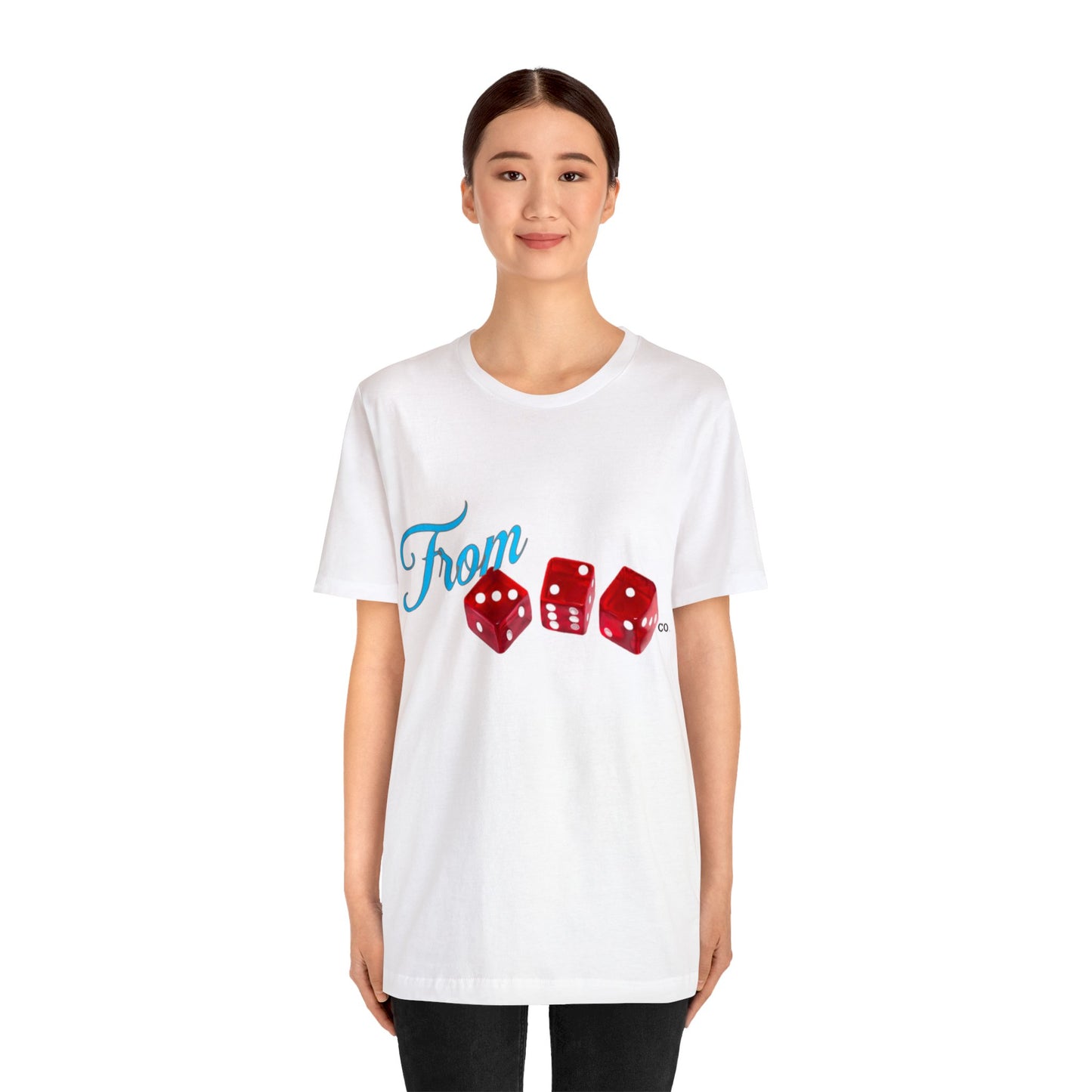 Unisex Short Sleeve 321 dice t-shirt